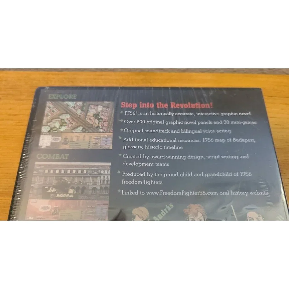 Sealed Hungarian Freedom Fighters FF ‘56‎ Interactive History Computer Game 2006